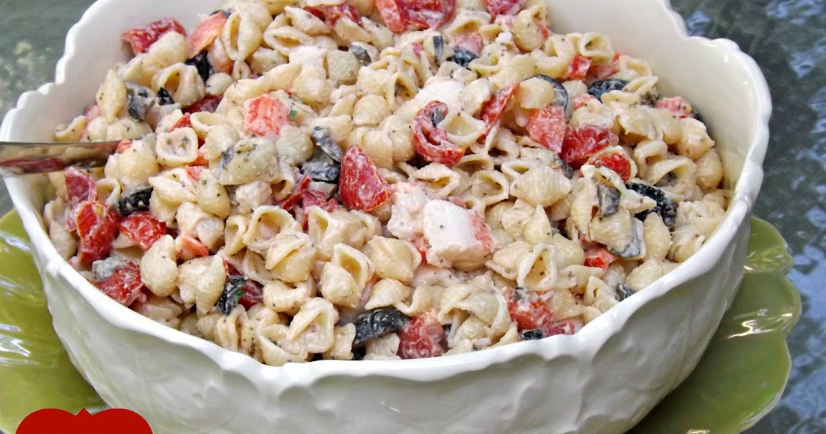 FoodThoughtsOfaChefWannabe Crabby Macaroni Salad