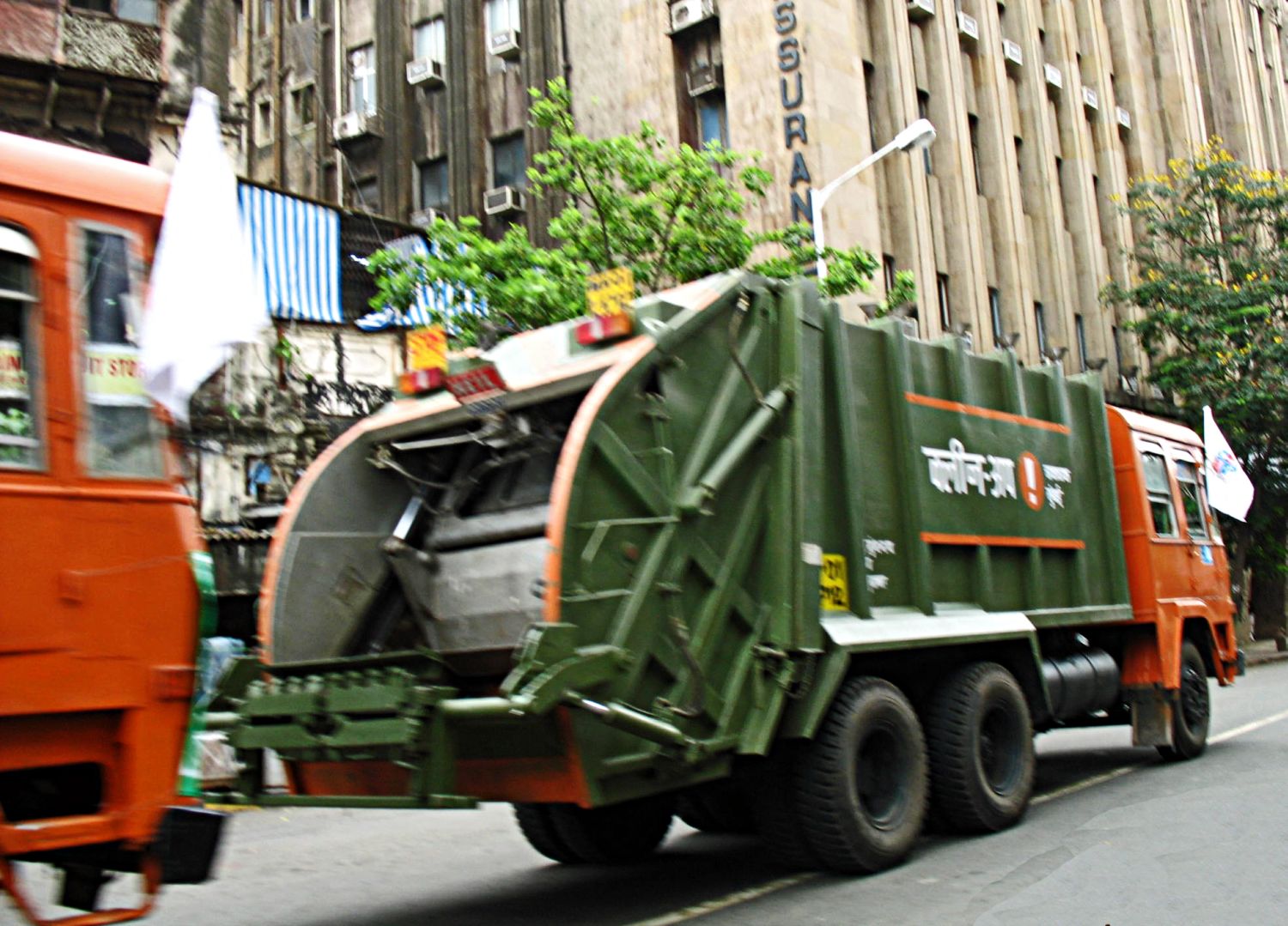 Stock Pictures: Garbage trucks or dumpers in India