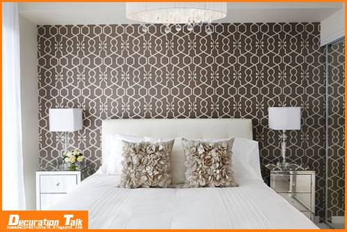 Plain colors : If you do not want to break the tranquility of the