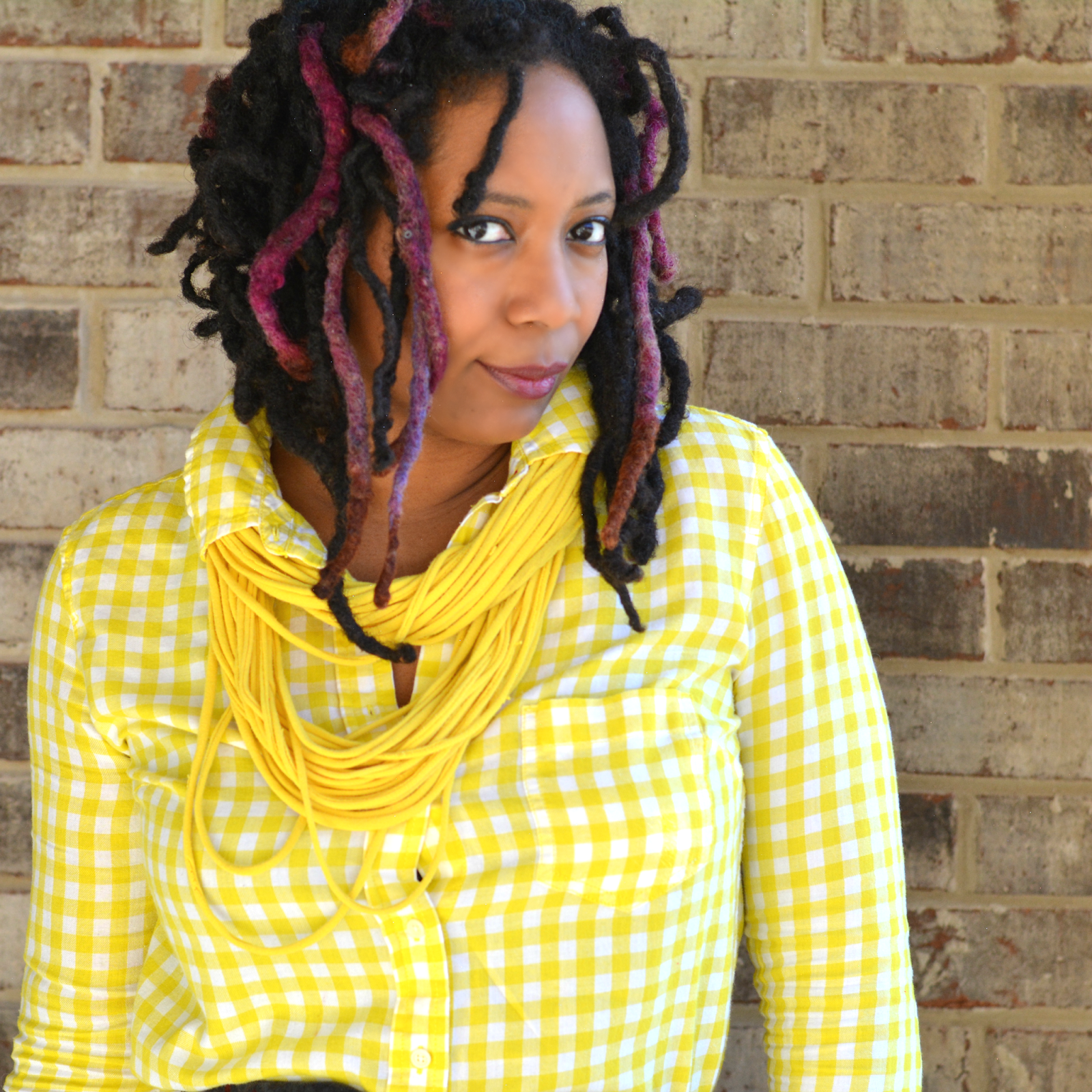 yellow gingham shirt