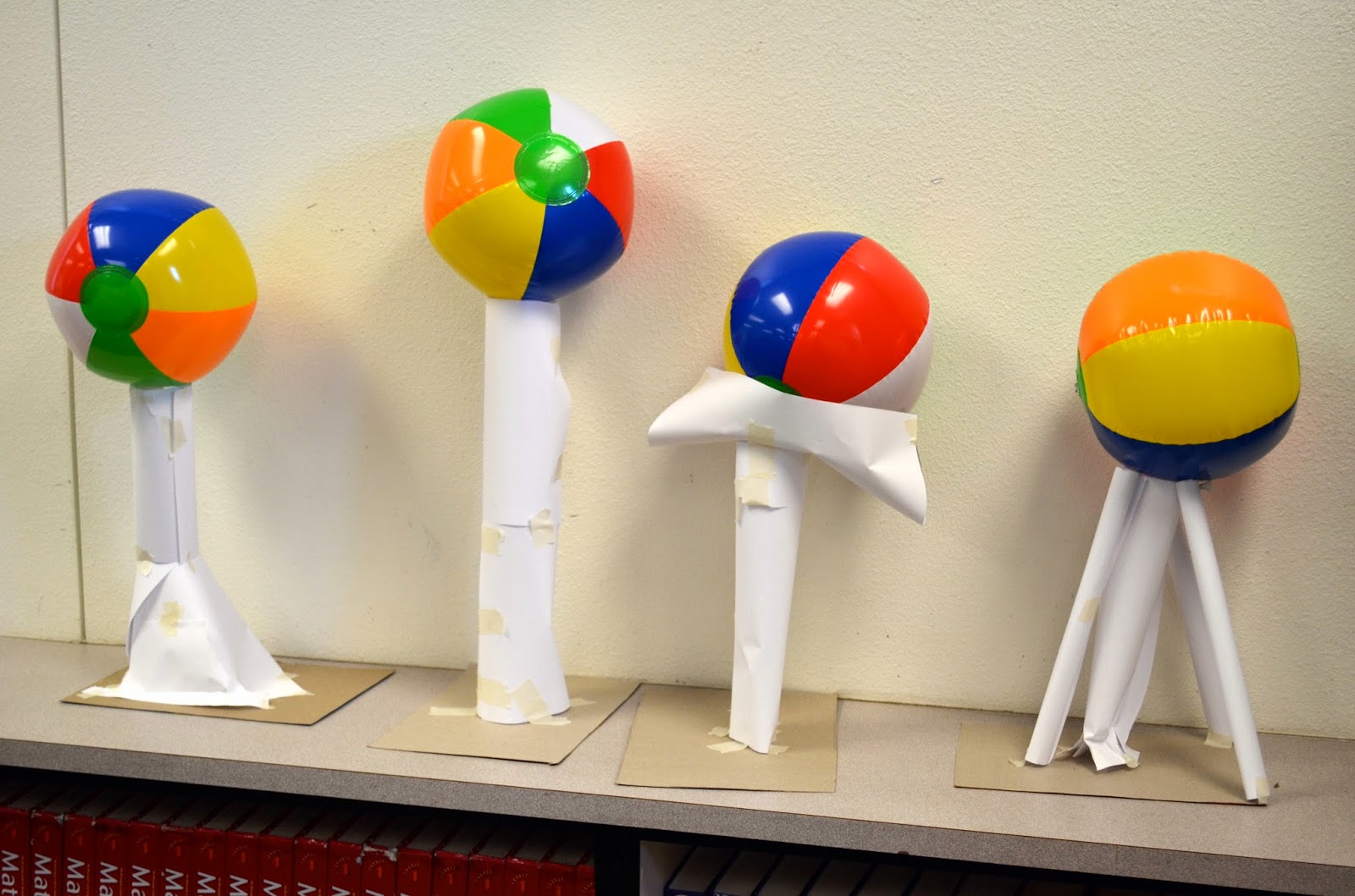 STEM Engineering Beach Ball Towers