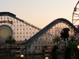 California Screamin' Rollercoaster with evacuated guests
