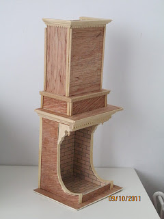 MI MUNDO EN MINIATURA: Haciendo una chimenea