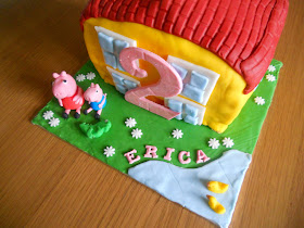 Peppa Pig House Cake