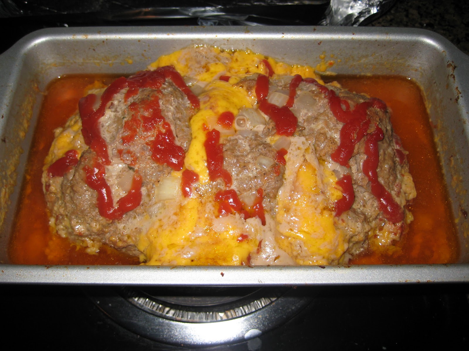 Britt's Apron Cheesy Meatloaf
