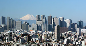 Monte Fuji visto desde la ciudad (2009)