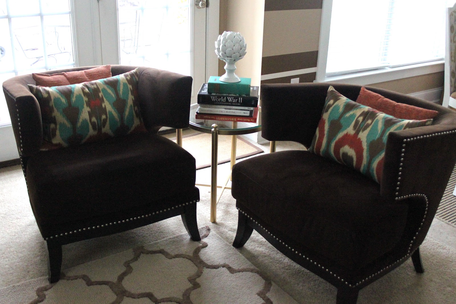 Dwellings By DeVore Gold End Table