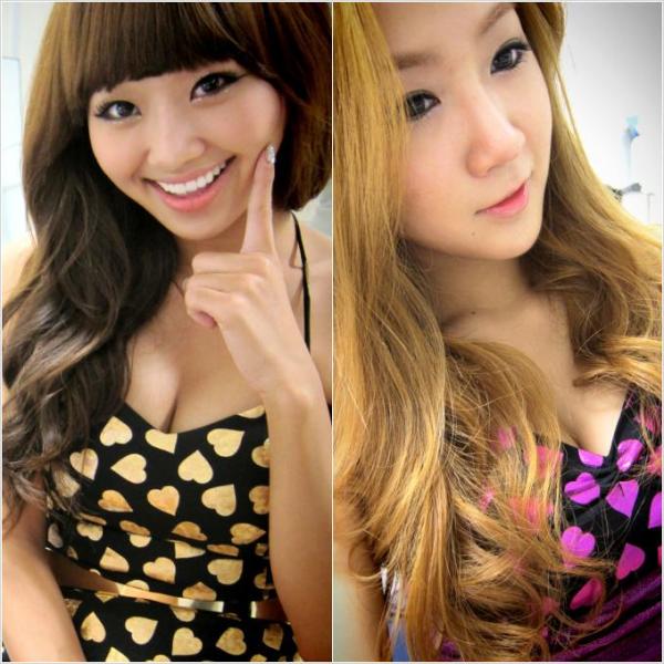 [Picture] SISTAR's Hyolin and Soyu unveiled sexy selcas on Twitter