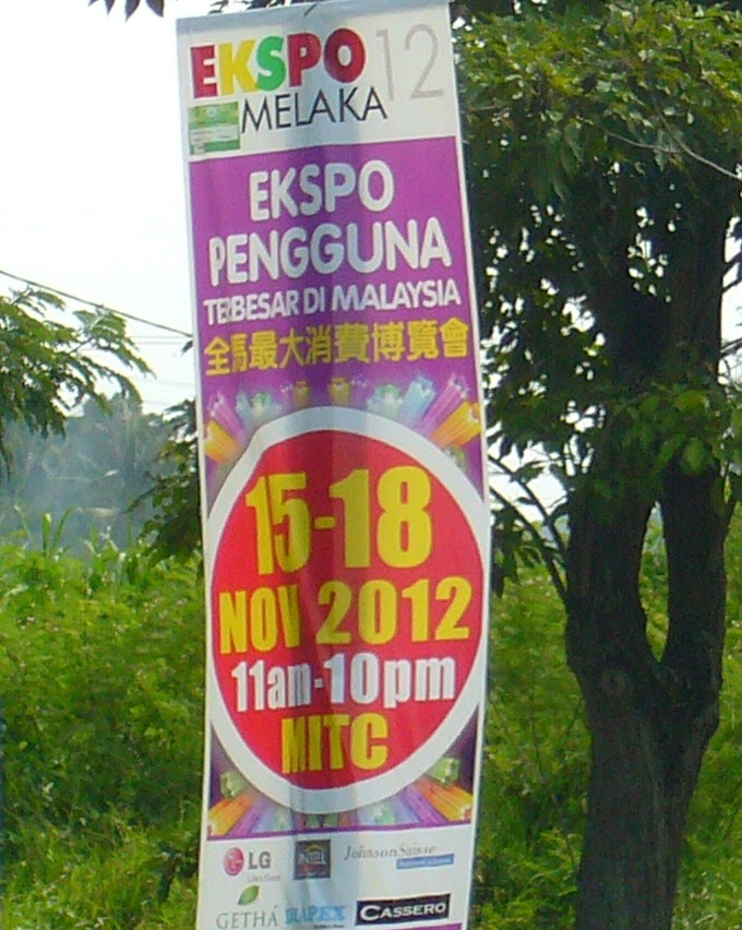 Expo Pengguna Melaka 15-18 November 2012