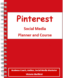 Pinterest Social Media Planner and Course - Click Book Cover