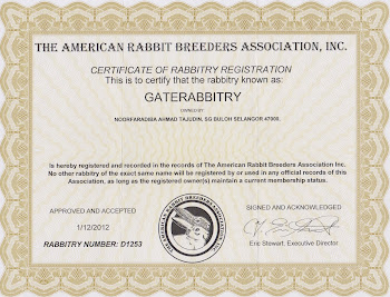 ARBA CERTIFICATE