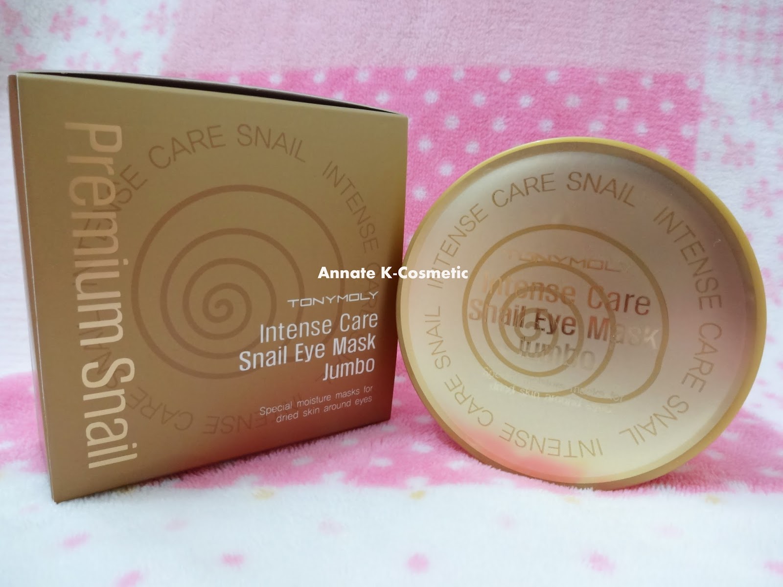 Beauty Blogger + Online Shop Tony Moly Intense Care Snail Eye Mask
