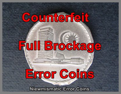 50 Cents Full Brockage Error coin.