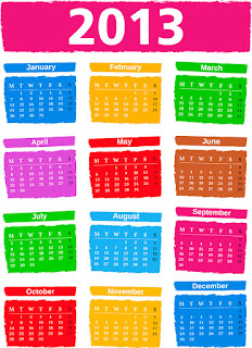 Calendar 2013 colorat