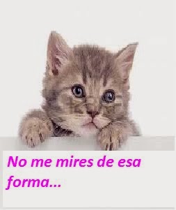 No me mires de esa forma...