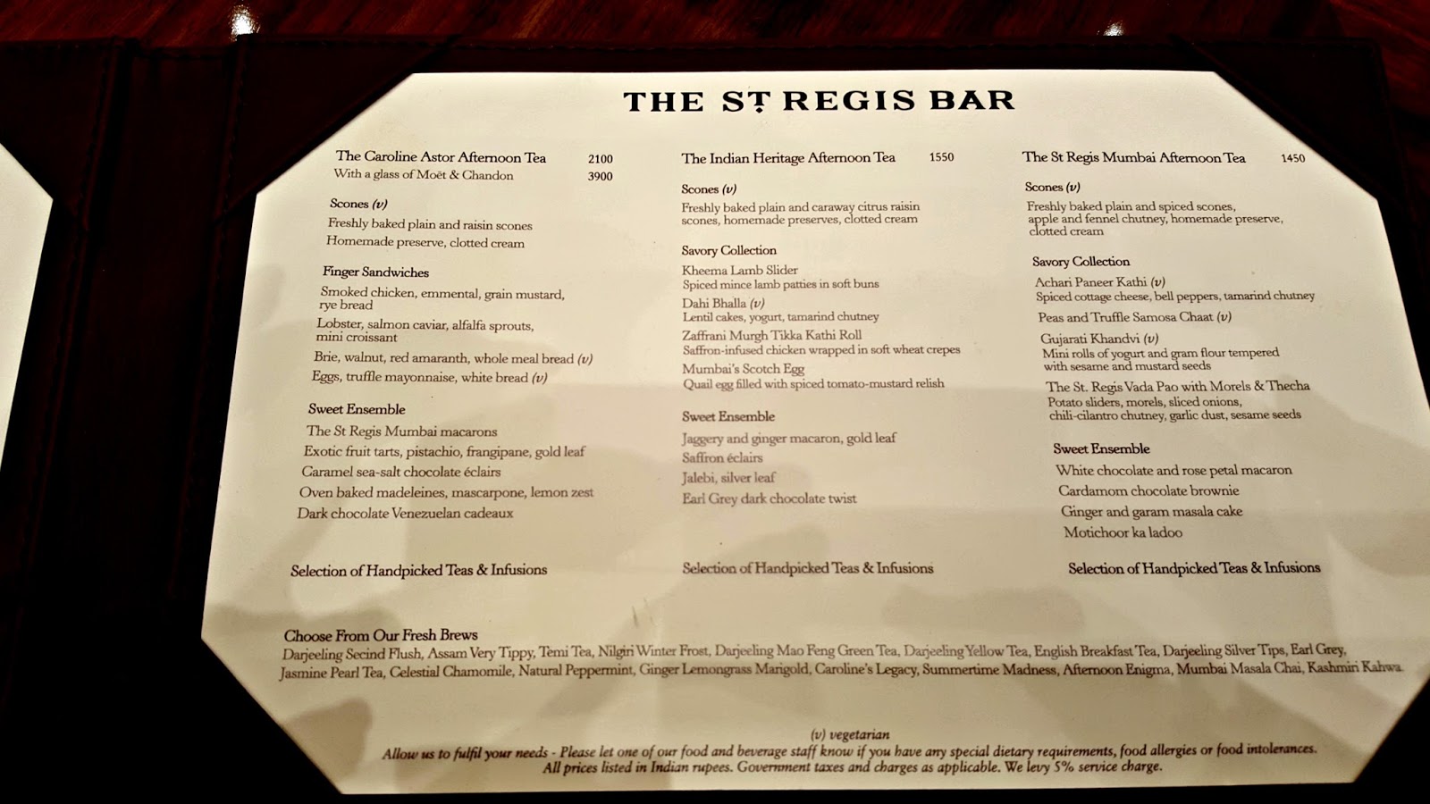 Mami Eggroll Afternoon High Tea At St Regis Mumbai