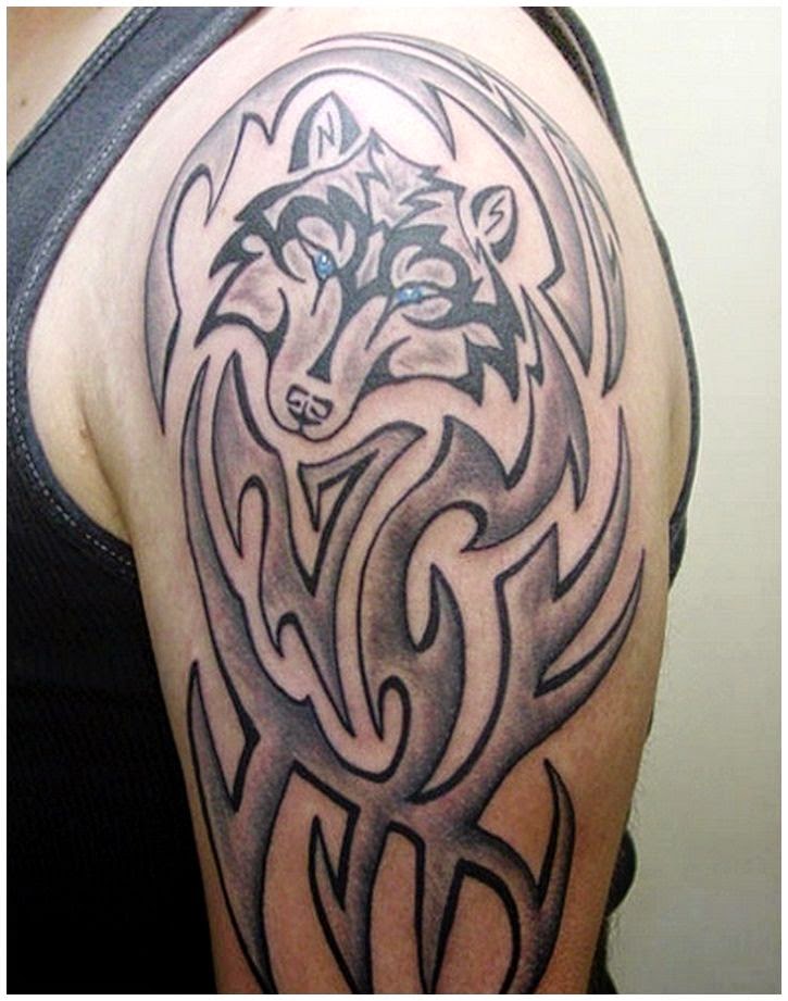 jendela gambar: TATTO SERIGALA ( WOLF TATTOOS FOR MEN )