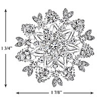 Snowflake Victorian Brooch