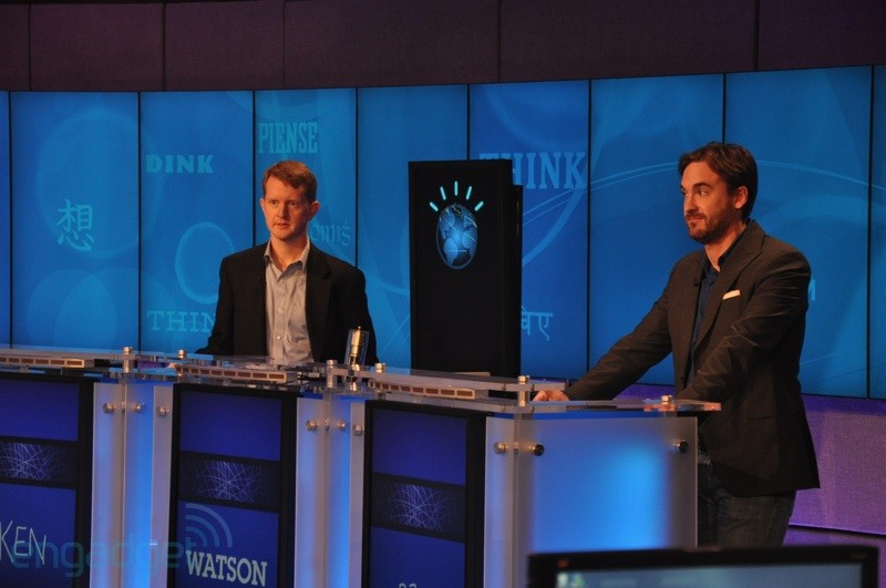 The Flaming Nose Jeopardy Hosts Man vs Machine!