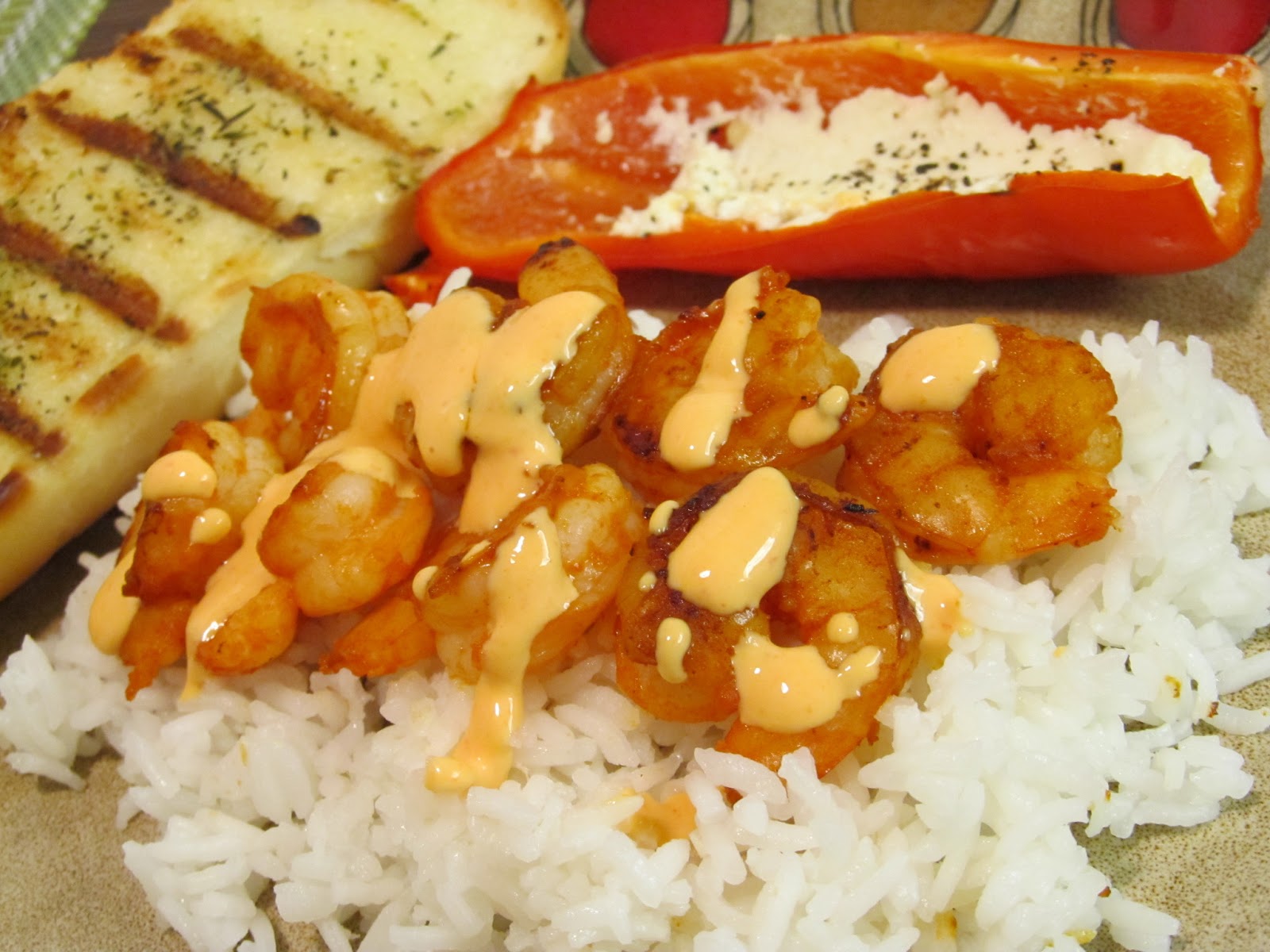 Jenn's Food Journey Spicy Grilled Shrimp with Horseradish Chili Sauce