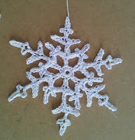 Crochet snowflake