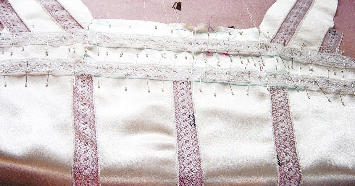 Leathers N Lace How to sew insertion lace