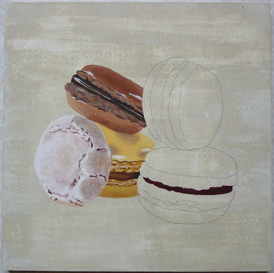 Macarons,Peinture