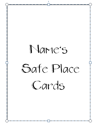 Team J's Second Grade Fun: Safe Place - Ideas for Students with Extreme