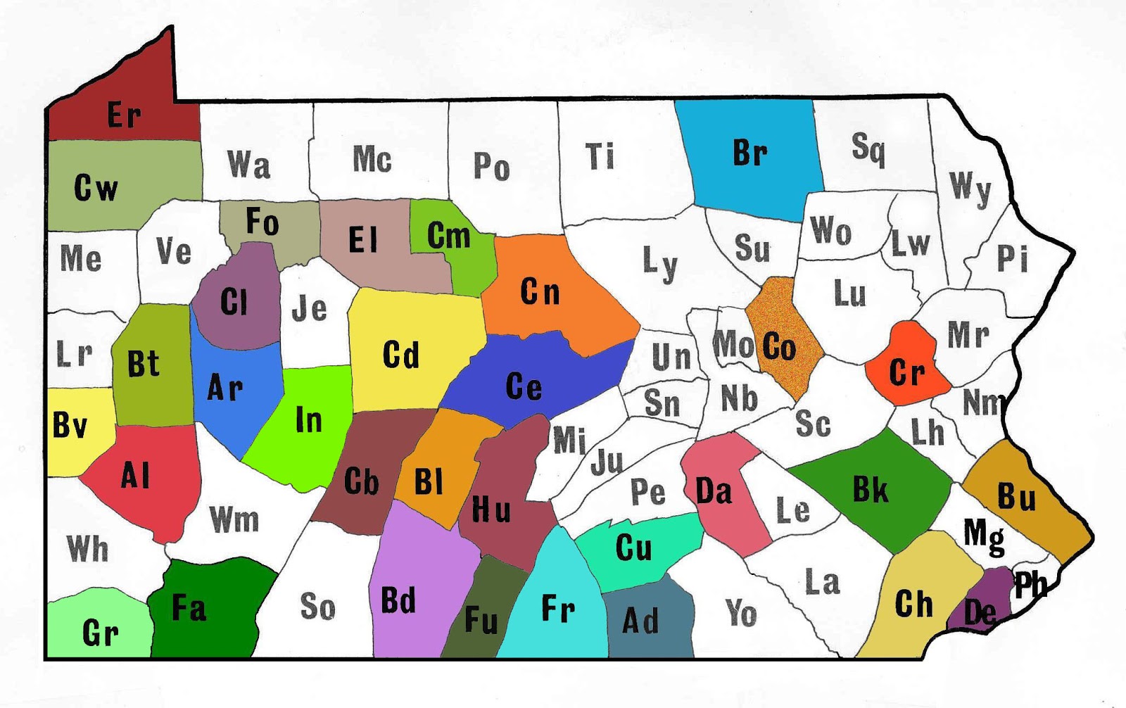 Western Pa Counties