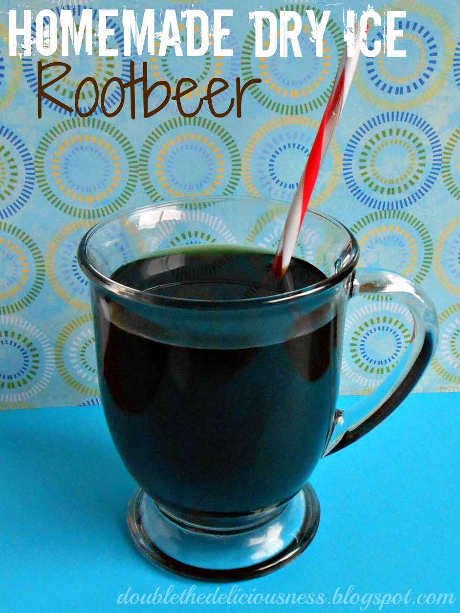Double the Deliciousness Homemade Dry Ice Rootbeer