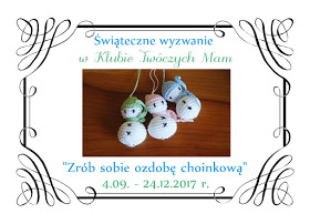 zrób sobie ozdobę choinkową-miesiąc 2