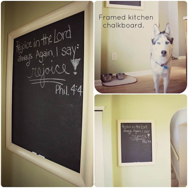 Tomorrow, with a smile.: Chalk it up. diy