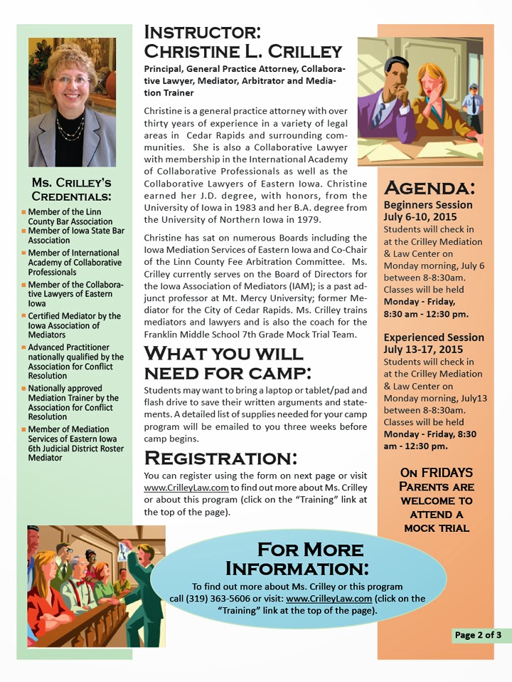 iowa mock trial camp mock trial flyers