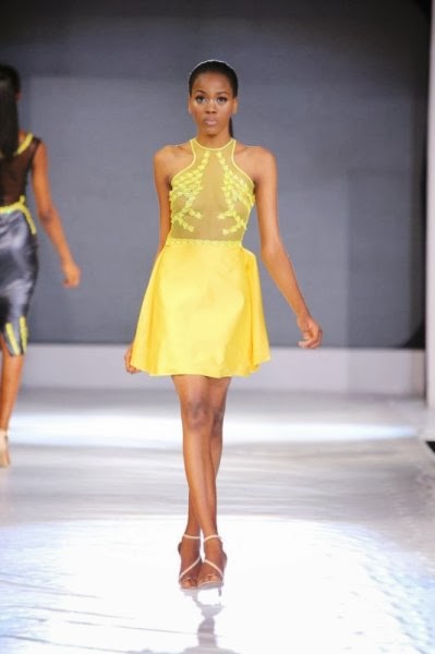 perfect yellow dress  GTB Lagos Fashion & Design Week: Wiezdhum Franklyn