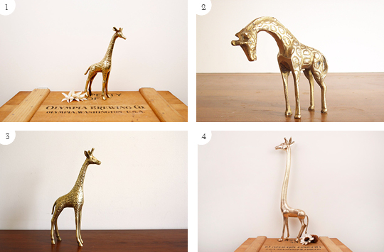 Brass Giraffe