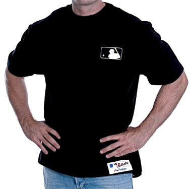 mlb logo t shirt majestic