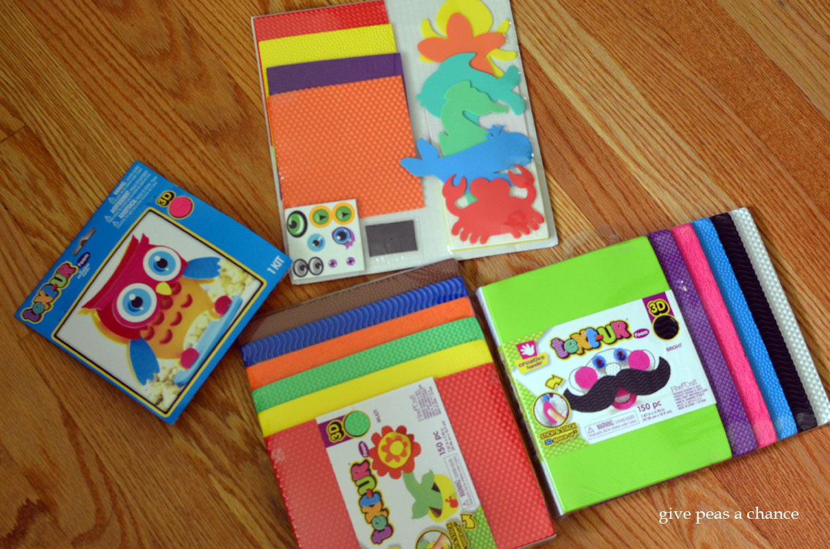 Give Peas a Chance FibreCraft textUR Foam GIVEAWAY