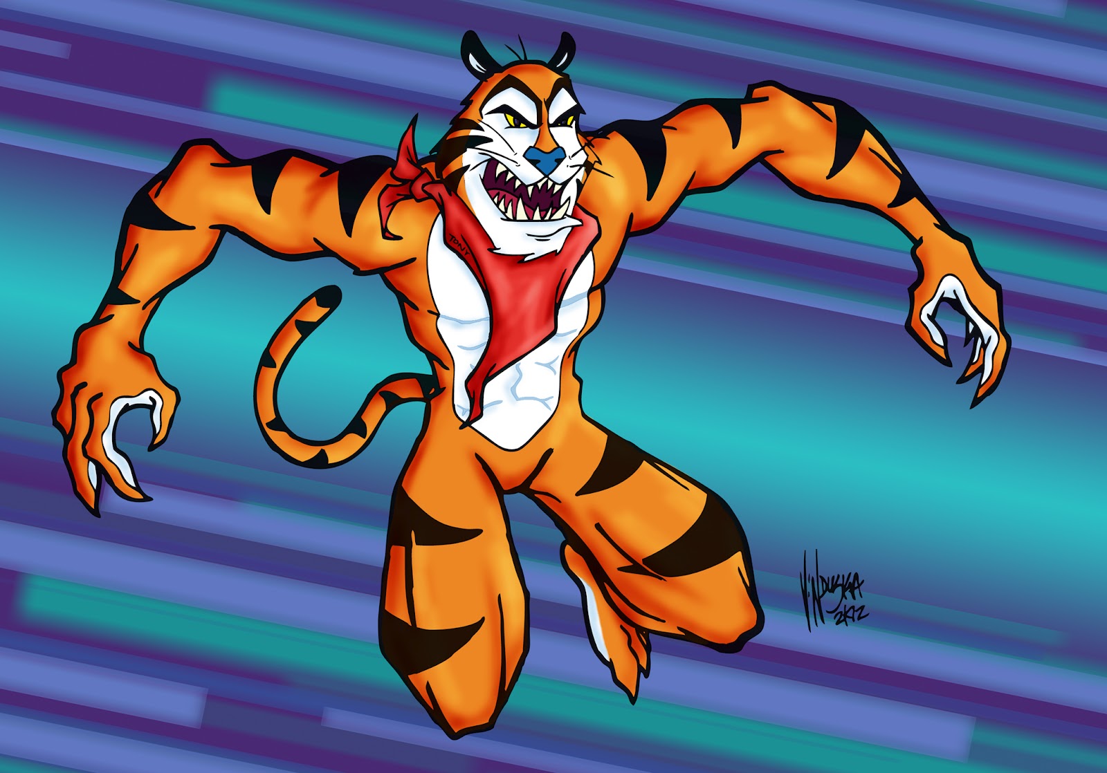 Timberline Draw Blog //Tony the Tiger Final with Process