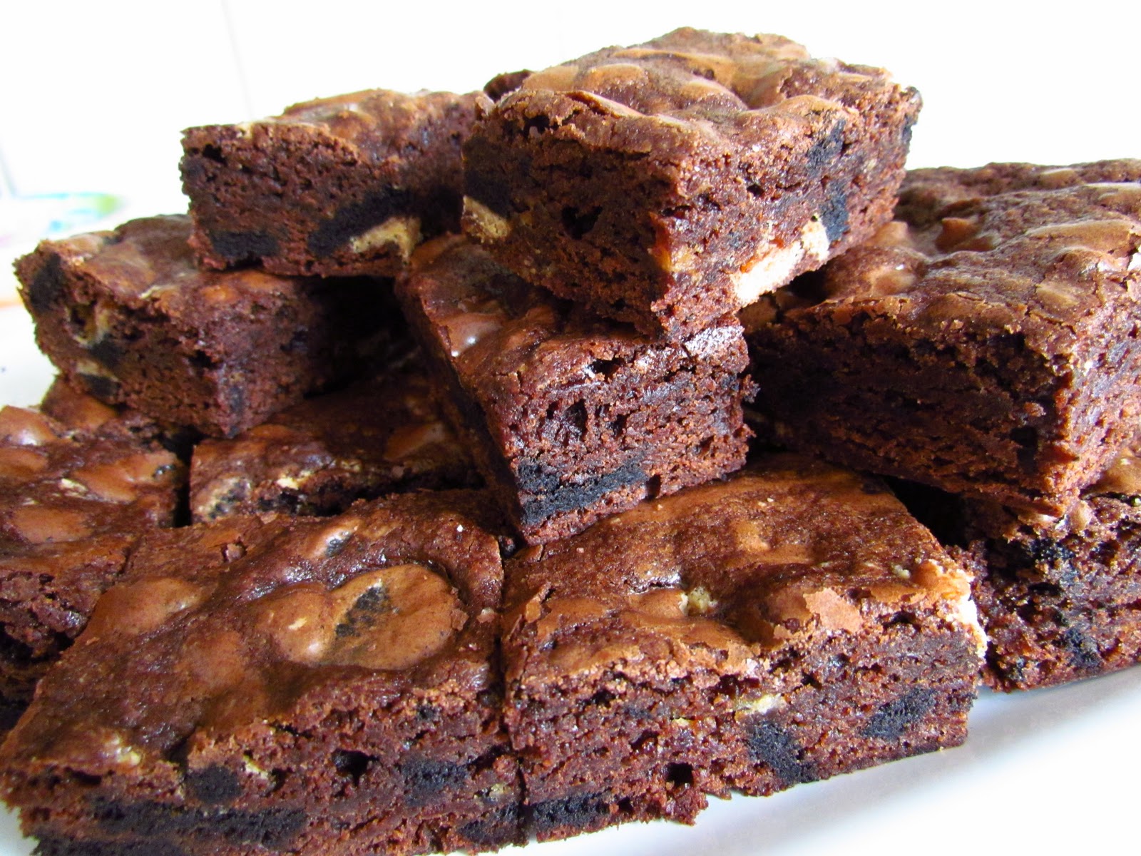 Peanut Butter Oreo Brownies Crazy for Crust