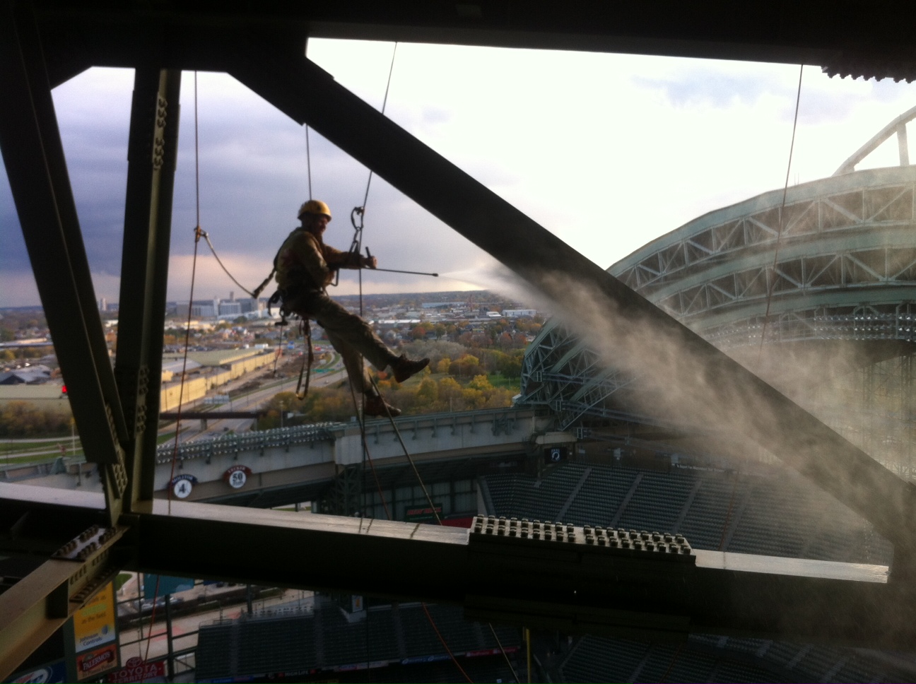 BASE Painters Stadium Painting and Steel Truss Painting