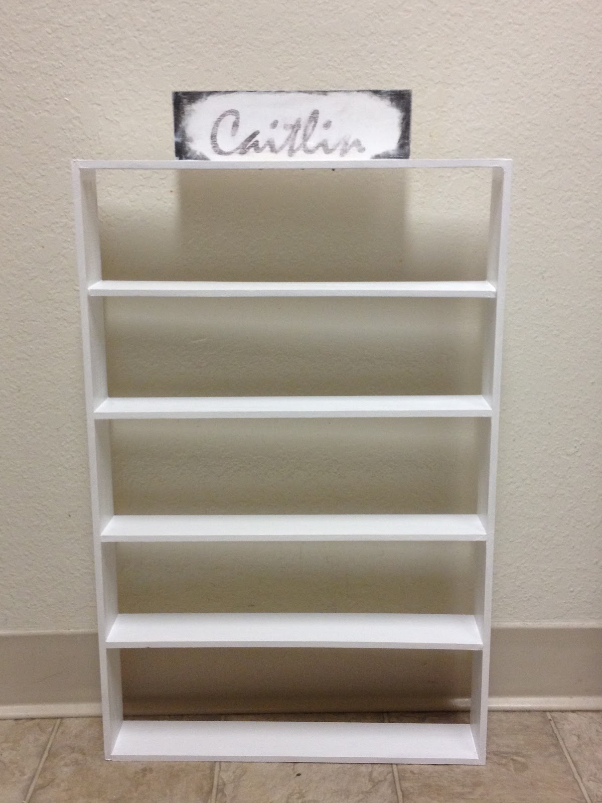 Little bit of everything: DIY nail polish rack