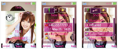 麻蒼憂SonyEricsson手機主題for Elm/Hazel/Yari/W20﹝240x320﹞