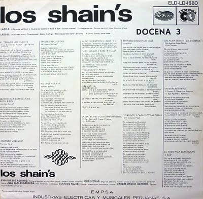 Los Shain's - No Eres Para Mi - El Tren Pasa Esta Noche Los Shain's - No Eres Para Mi - El Tren Pasa Esta Noche