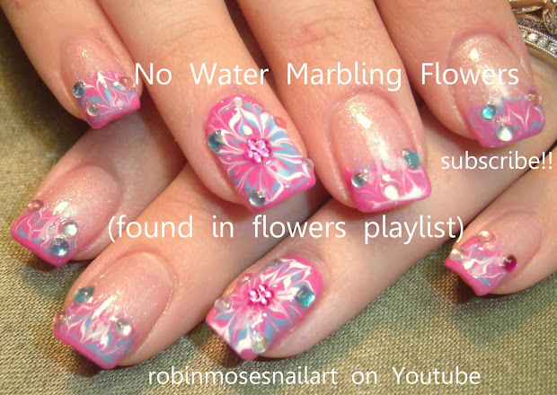 robin moses nail art water
