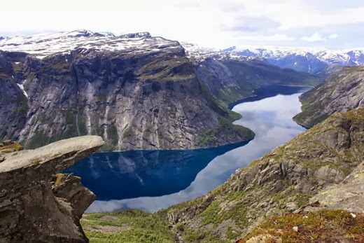 Trolltunga in Hordaland, Norway