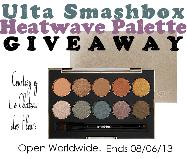 Ulta Smashbox Heatwave Eyeshadow Palette Giveaway