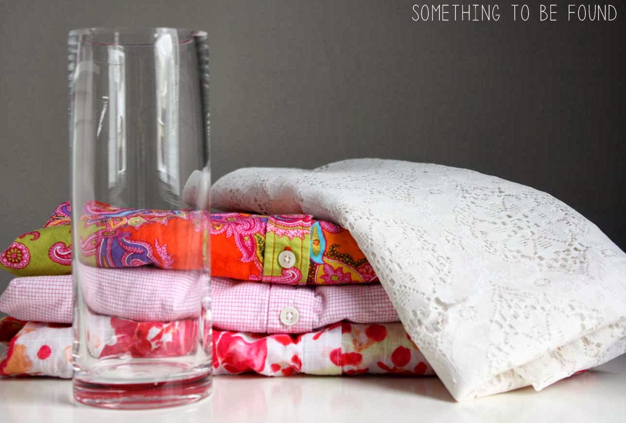 Something to be Found Goodwill Project 16 DIY, NoSew Fabric Flower