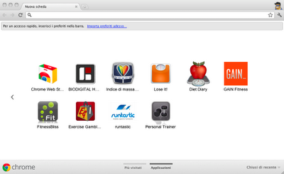 Schermata di Chrome Web Store da desktop.