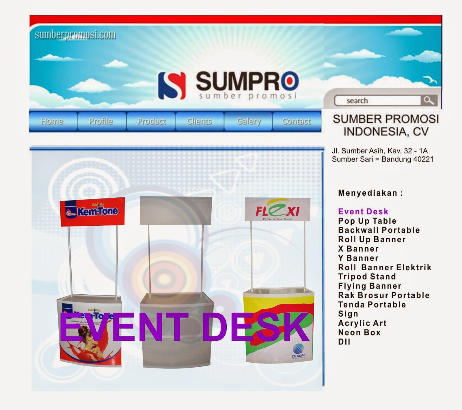 event desk premium meja spg yang bagus event desk premium meja spg yang bagus
