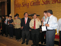 The toasting ceremony